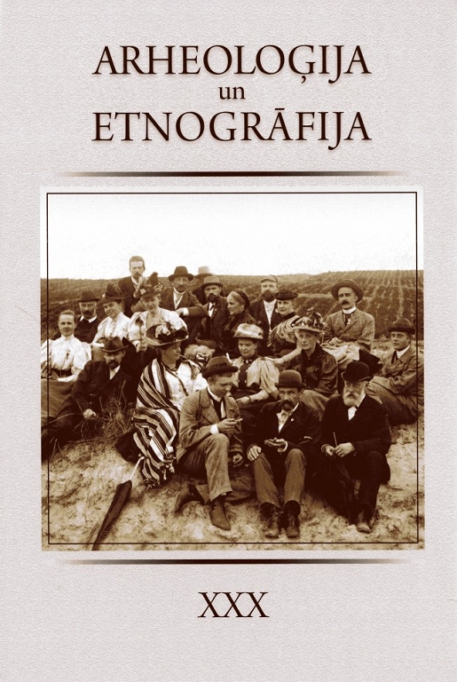 ARHEOLOĢIJA UN ETNOGRĀFIJA XXX