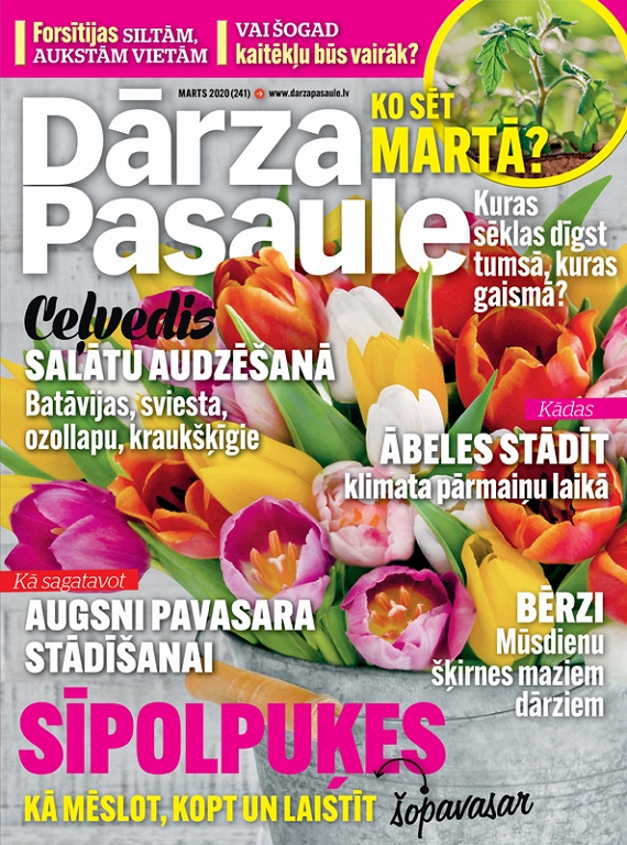 Dārza Pasaule, marts 2020