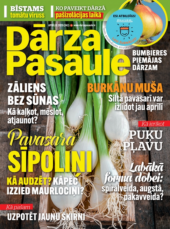 Dārza Pasaule, aprīlis 2020