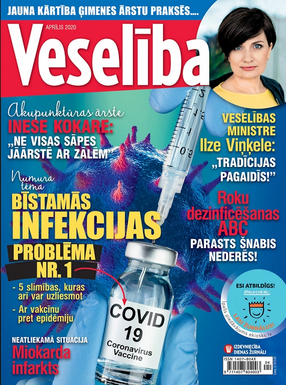 Veselība, aprīlis 2020