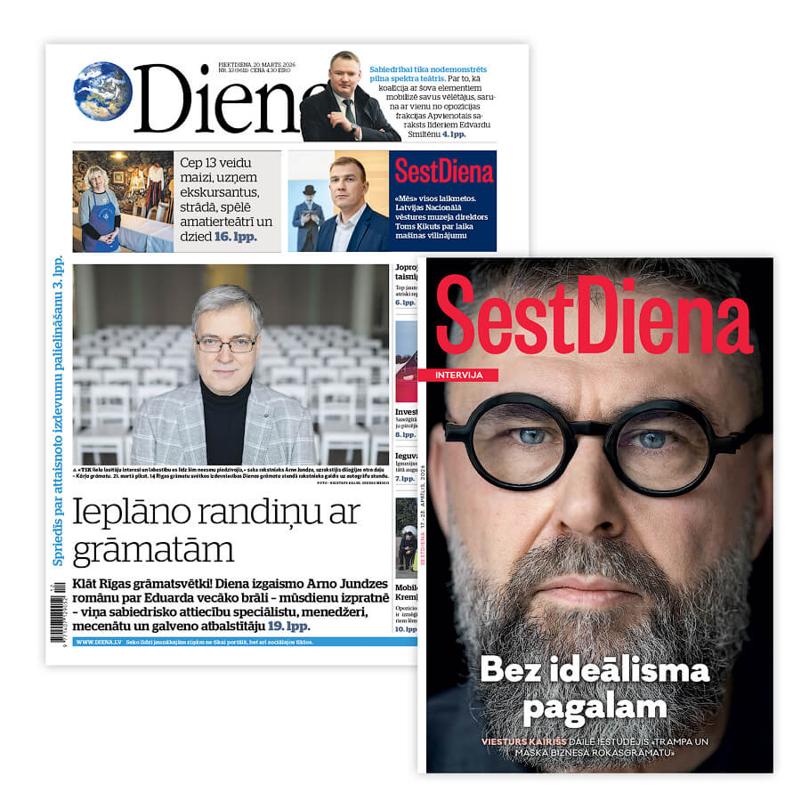 Laikraksts "Diena" Pamatkomplekts + SestDiena