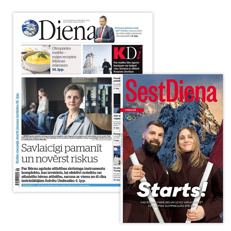 Laikraksts "Diena" Pamatkomplekts + SestDiena