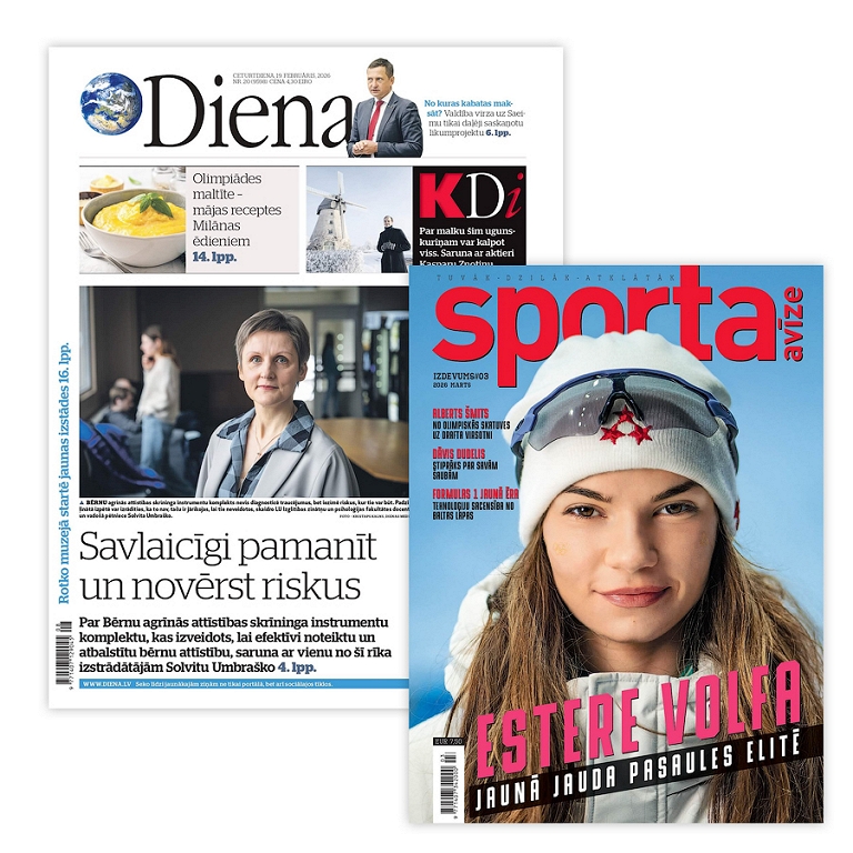 Laikraksts "Diena" Pamatkomplekts + Sporta Avīze