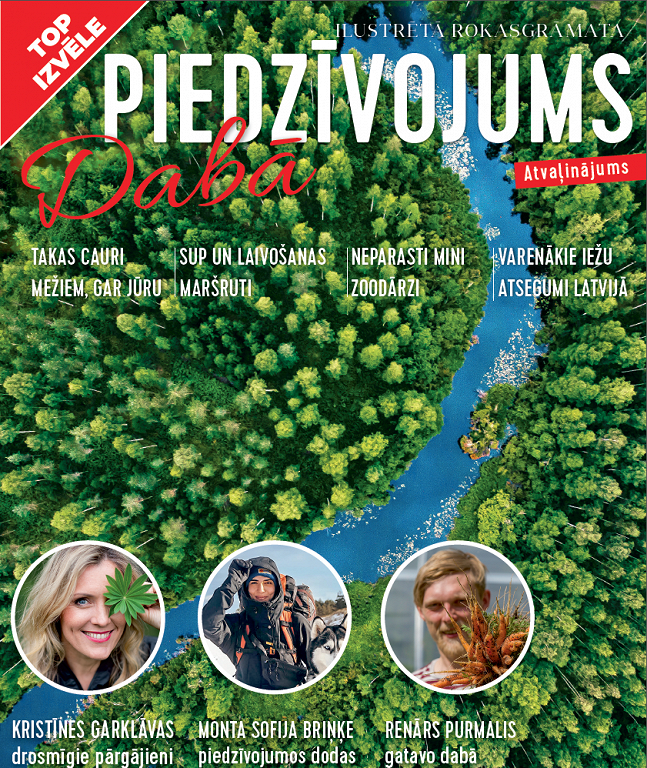 Ilustrētā rokasgrāmata "Piedzīvojums dabā"