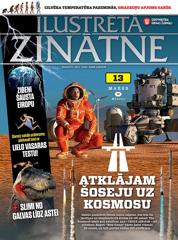Ilustrētā Zinātne, augusts 2021
