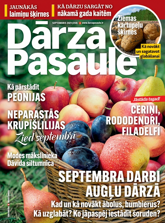 Dārza Pasaule, septembris 2021