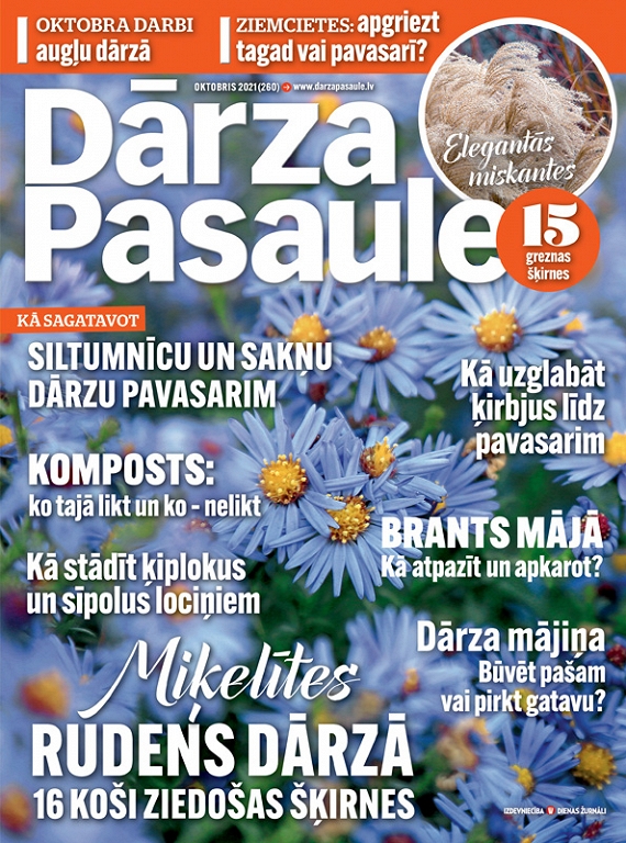 Dārza Pasaule, oktobris 2021
