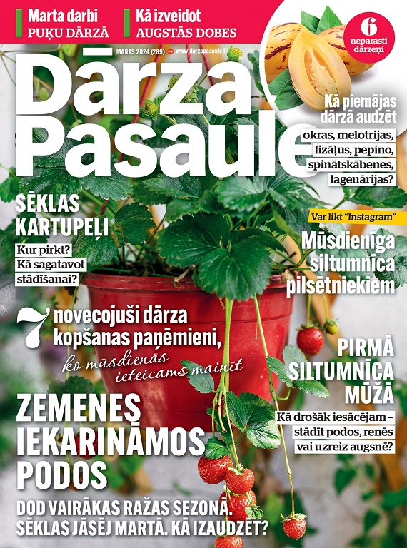 Dārza Pasaule, marts 2024