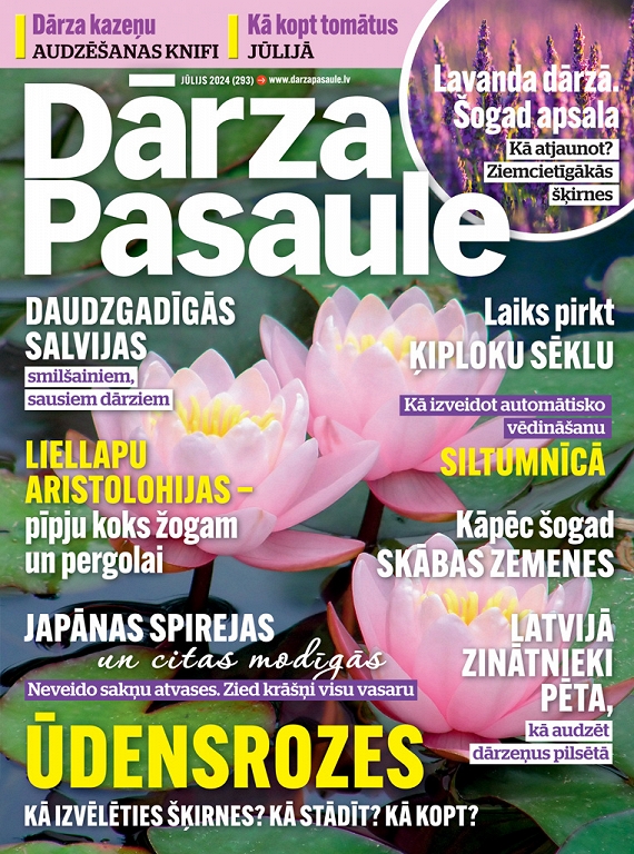 Dārza Pasaule, jūlijs 2024
