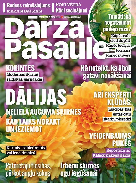 Dārza Pasaule, septembris 2024
