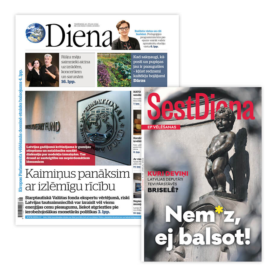 Laikraksts "Diena" Pamatkomplekts + SestDiena