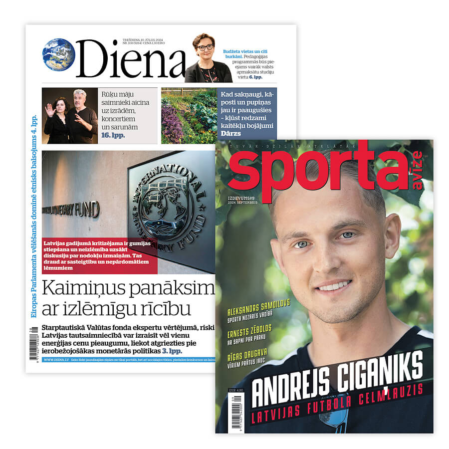 Laikraksts "Diena" Pamatkomplekts + Sporta Avīze